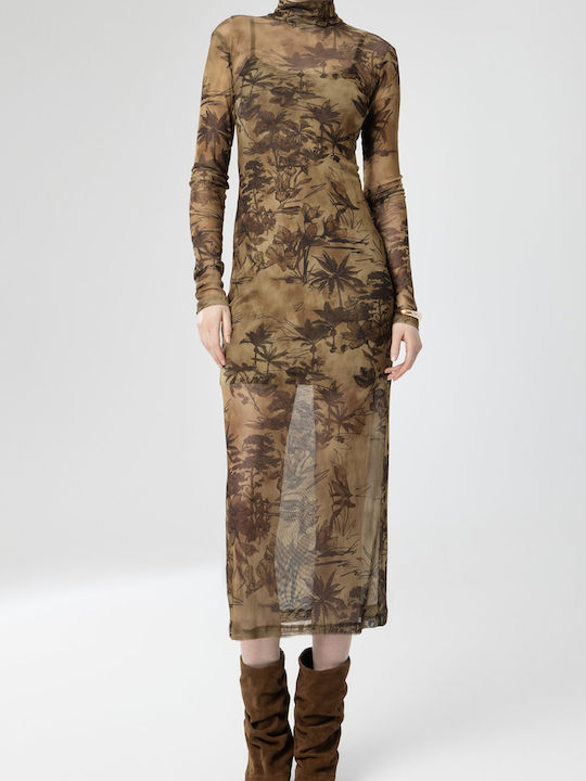 Moutaki Summer Midi Dress Floral
