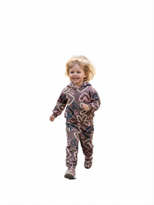 Serafino Sweatpants Set Brown
