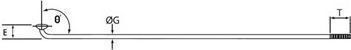 Cn Spoke Std14 2.0-2.0-2.0 Edelstahl 236mm Schwarze Nippel 144 Stück