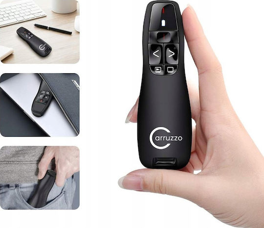 Carruzzo Prezentatoare cu Laser Roșu în Culoare Roșie