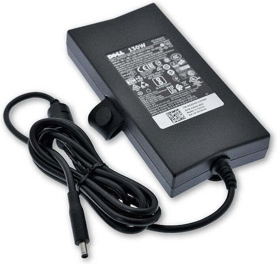 Dell Ac Adapter Зарядно Устройство За Лаптоп 130W 19.5V 6.7A Със Свалящ Се Кабел За Захранване И С Комплект Върхове