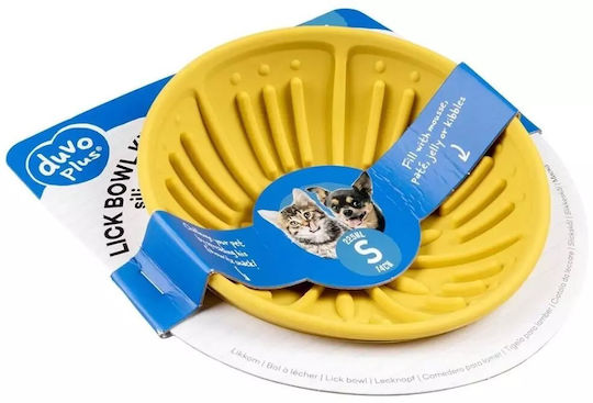 Duvo Plus Lick Μπολ Φαγητού για Σκύλο & Γάτα Σιλικόνης 225ml 14x14x6.5εκ.