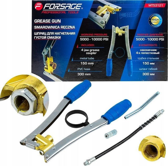 Forsage Schmiernippel Hochdruck Doppelgriff mit Patronen 400ml