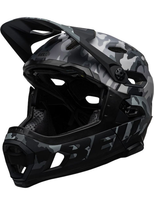 Bell Super Full Face Κράνος Ποδηλάτου Downhill / BMX Μαύρο