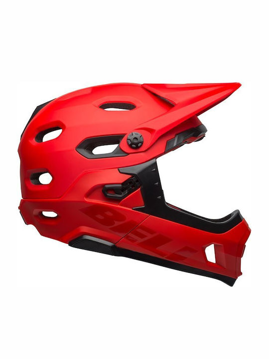 Bell Super Full Face Κράνος Ποδηλάτου Downhill / BMX Μαύρο