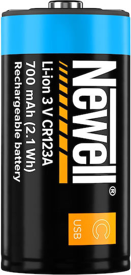 Newell Wiederaufladbare Batterien CR123A 700mAh 3V 2 Stück