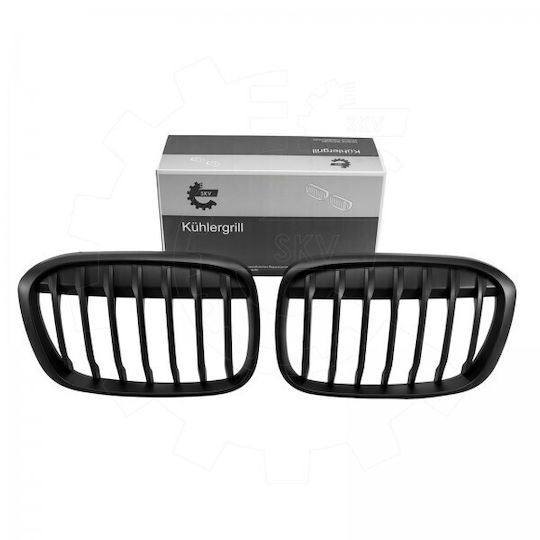 BMW X1 F48 51117383364 Μαύρη Ματ Μάσκα Νεφρών Σετ Αριστερή Ή Δεξιά