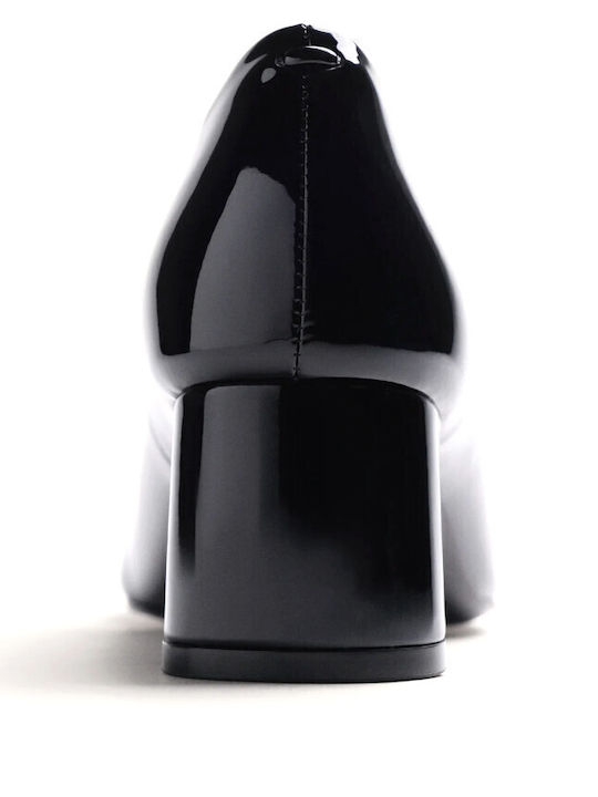 Pumps Aus Lackleder Schwarz