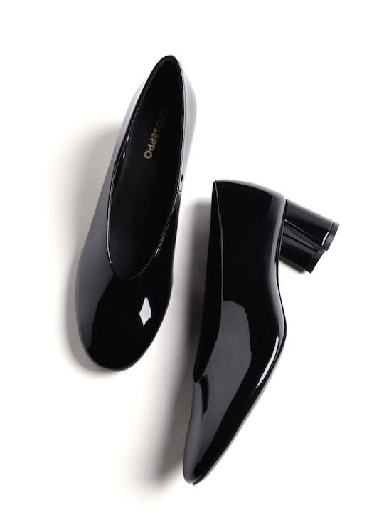 Pumps Aus Lackleder Schwarz