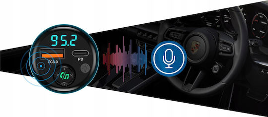 Navitel FM Transmitter Auto mit Bluetooth USB