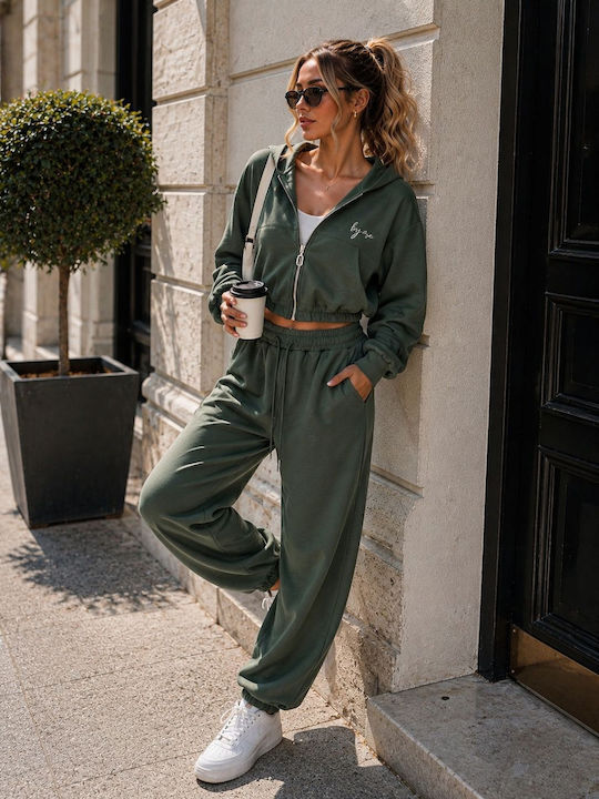 Set Damen Jogginghosen Grün