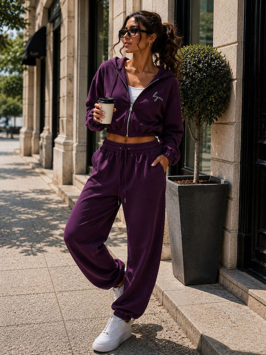 Damen Jogginghosen Lila