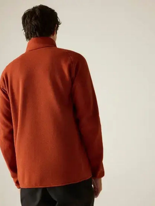 Full Men's Fleece Jacket Rooibos Tea Black