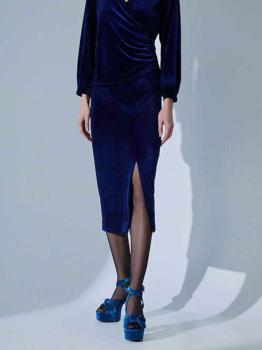 Midi Skirt Blue