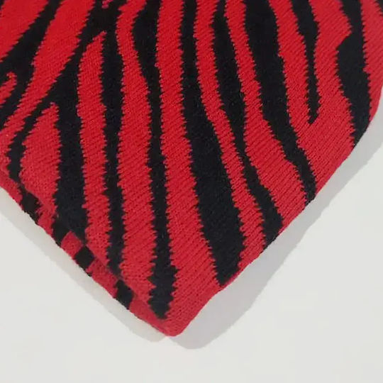 Beanie Unisex Strickmütze in Roter Farbe US-F12SHA-CHSTST-ROT
