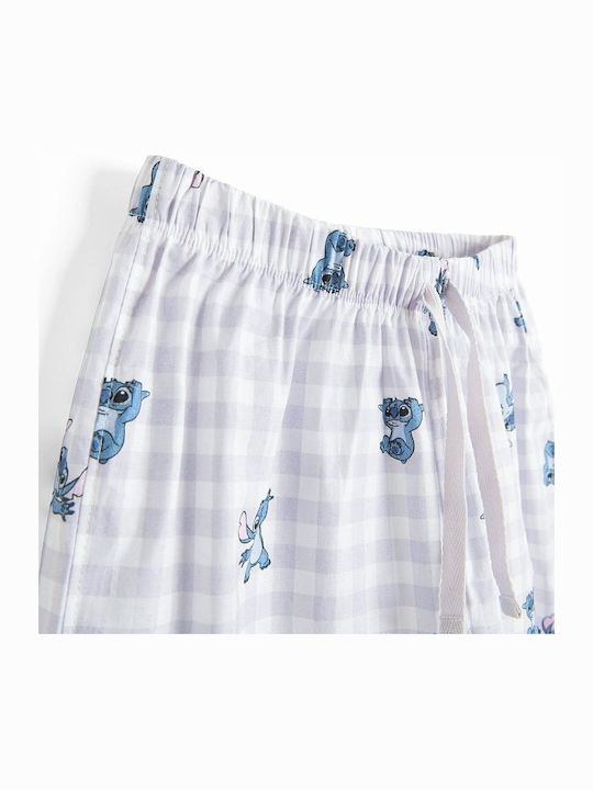 Cool Club Kids Cotton White And Purple Pajamas