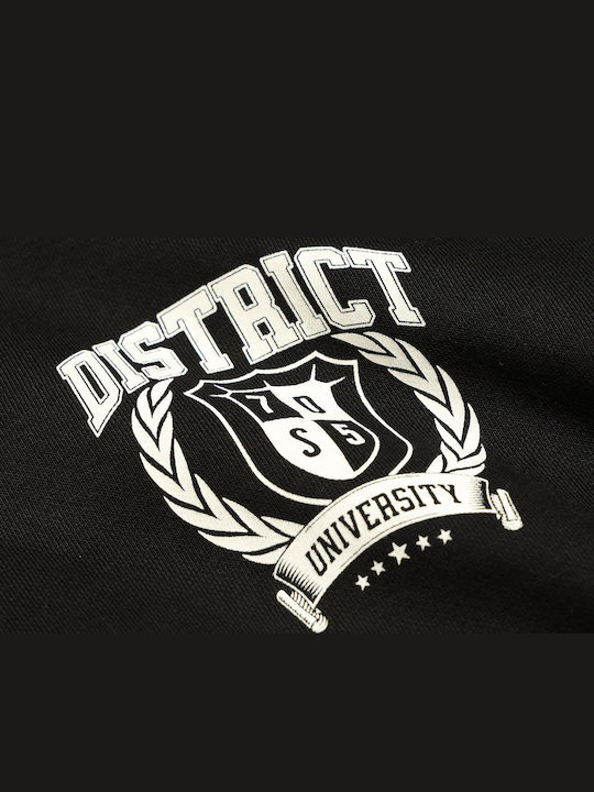 Women's Sweatshirt Cardigan Hooded Black
