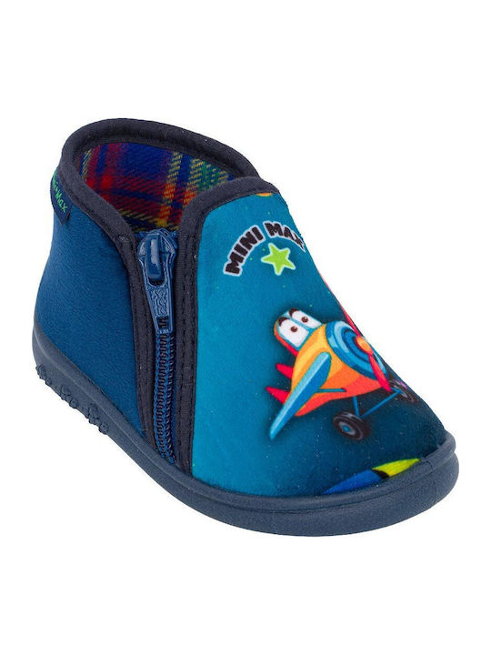 Falcotto Kinderhausschuhe Blau