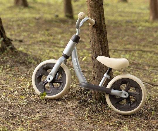 Q Play Bicicletă fără pedale Trainer Argintiu