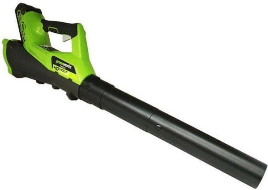 Greenworks G40ABII 40V Basic Φυσητήρας Χειρός Μπαταρίας 40V Solo με Ρύθμιση Έντασης & Μέγιστη Ταχύτητα Αέρα 193km/h