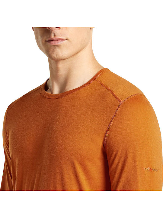 Icebreaker Oasis Men's Thermals Long-Sleeved Shirt Orange