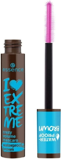 Essence I Love Extreme Crazy Mascara Водоустойчива Кафява 12ml