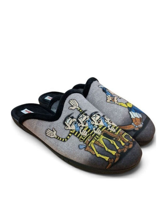 Men's Black Slippers