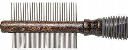 Barry King Double Sided Comb for Short-Haired Dogs for Coat Grooming