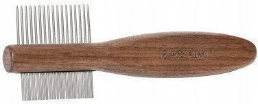 Garden&Fun Double Sided Comb for Short-Haired Dogs Brown for Coat Care
