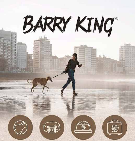 Barry King Гребен За Кучета За Почистване На Козина Сив