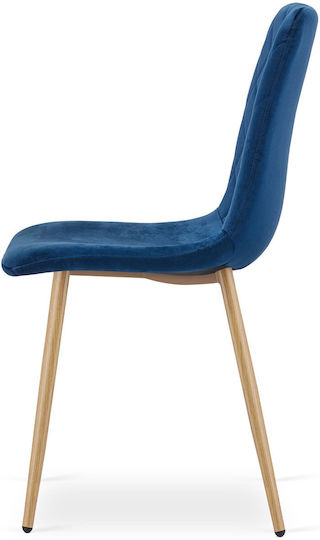 Leobert Ess- und Küchenstühle Samt Navy 4Stücke 67.5x59x58cm