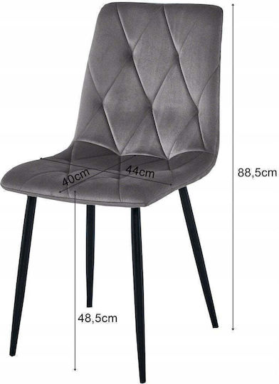 Libra Dining Chair Velvet Light Pink