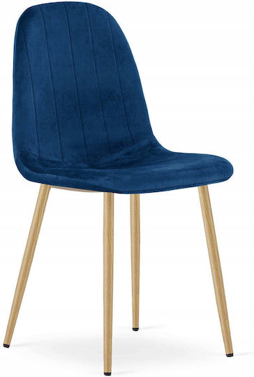 Dining Room Velvet Chairs Navy Velvet 3 Pieces