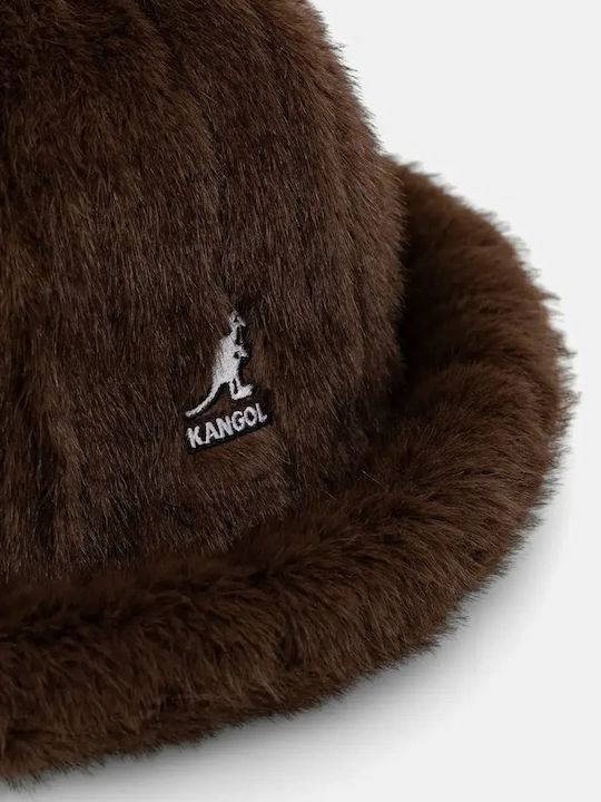 Kangol Текстилен Мъжки Шапка Тип Кофа Кафяв
