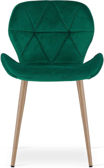 Ess- und Küchenstühle Samt Grüne 2 Stück 61x52x41cm