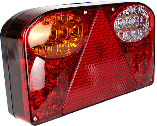 LED Трейлър Задна Светлина 12-24v 23.5x13.5 Cm Дясна Триъгълна Рефлектор