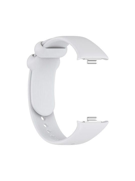 Redmi Watch 6 Watch 5 Watch 4 Xdfind Monochrome Black Buckle Watch Strap Silicone Light Grey