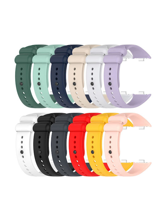 Redmi Watch 6 Watch 5 Watch 4 Xdfind Monochrome Black Buckle Watch Strap Silicone Light Grey