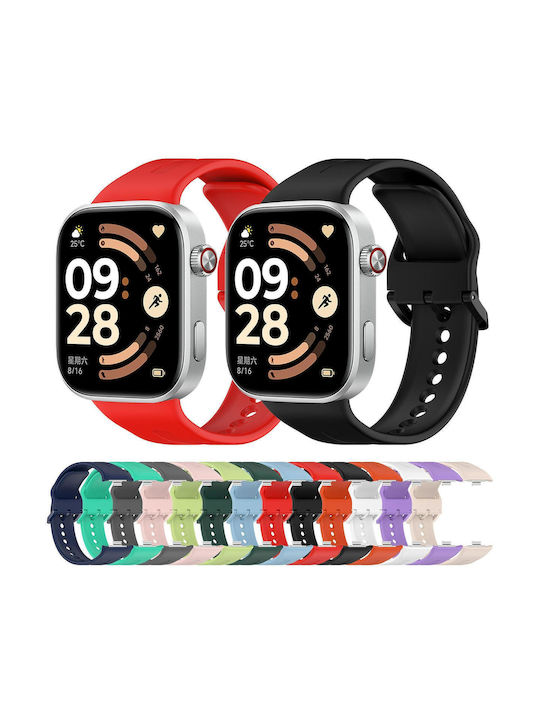 Xiaomi Band 10 Pro Redmi Watch 6 5 Monochrome Vertical Striped Silicone Buckle White