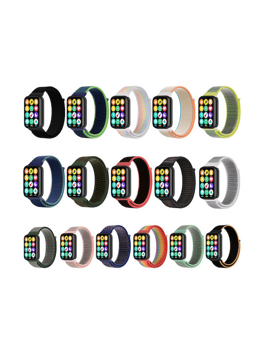 Xiaomi Band 10 Pro Redmi Watch 6 5 Nylon Loop Watch Band Black Sand