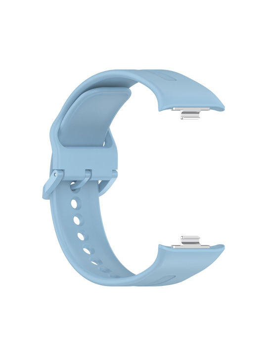 Xiaomi Band 10 Pro Redmi Watch 6 5 Solid Vertical Striped Silicone Buckle Sky Blue Xiaomi Band 10 Pro Redmi Watch 6 5 Solid Vertical Striped Silicone Buckle Sky Blue