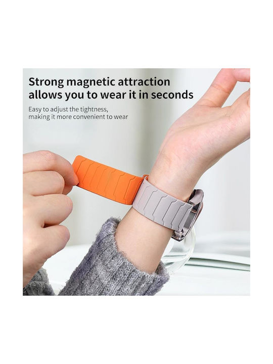 Xiaomi Band 10 Pro/9 Pro Redmi Watch 6 5 4 Xdfind Magnetic Watch Strap Silicone Black
