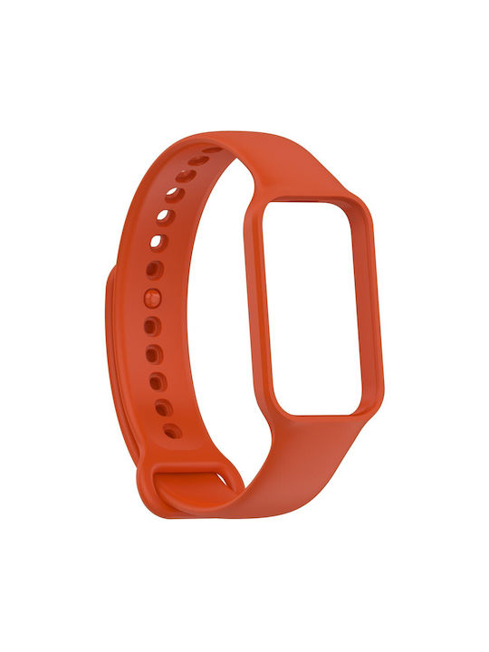 Silicone Strap Xiaomi Smart Band 8 Active Redmi Band 2 Orange