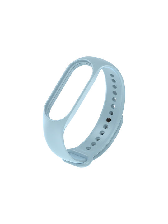 Leewello Кайшка От Силикон Светлосин За Mi Smart Band 5/Ми Смарт Банд 6/М7