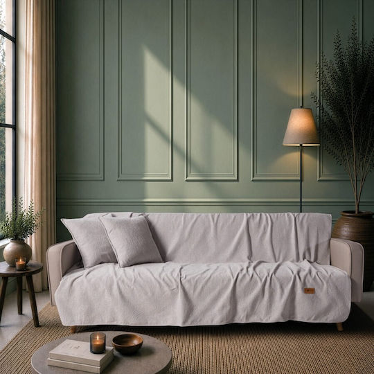 Teoran Bolton Διθέσιου Καναπέ Π180xΜ250cm Light Grey Teoran Bolton Διθέσιου Καναπέ Π180xΜ250cm Light Grey