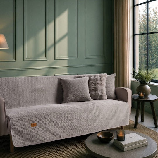 Teoran Pearl Рихтари Фотьойл 180x150см Сив