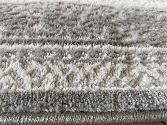 Rechteckiger Wohnzimmer Teppich Grau 133x170cm Emporio Collection