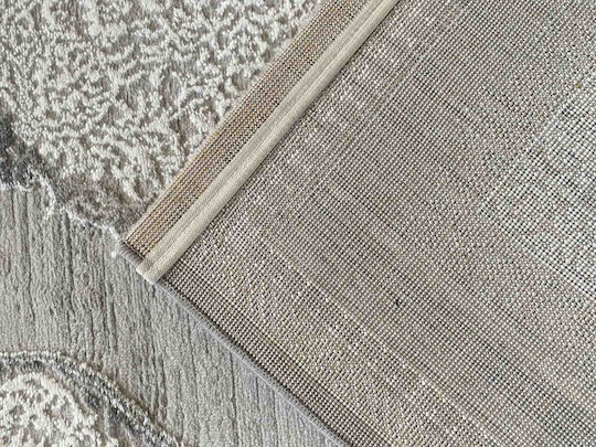 Rechteckiger Wohnzimmer Teppich Grau 133x170cm Emporio Collection