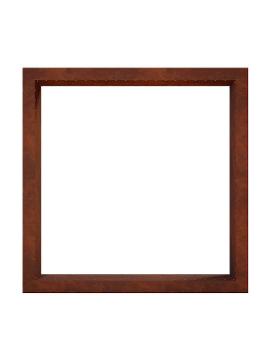 vidaXL Feuerstelle Draußen Metallisch Grau 90x90x25cm