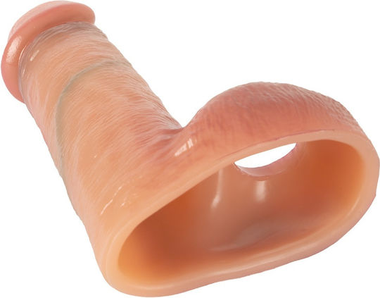 Realistixxx Realsleeve Intense Silicone Sleeve Penis Testicles